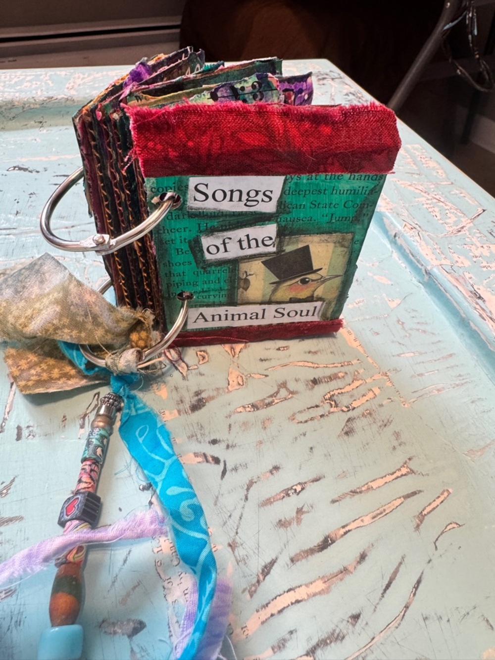 Songs of the Animal Soul Handmade Mixed Media Art Book Northern Michigan Artist - Picture 12 of 12